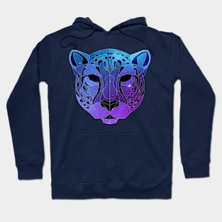 Galaxy Cheetah Geometric Animal Hoodie